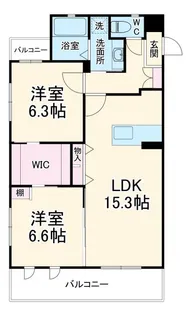 (仮称)菊川市加茂_第2ドゥプランニングマンション【1階】の間取り