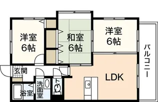 シャンペトル【3階】の間取り