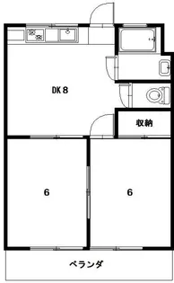 青南ハイツ【3階】の間取り