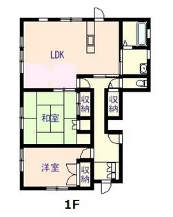 広島県広島市安佐北区亀山南2【アパート】の間取り