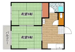 あゆみ荘【2階】の間取り