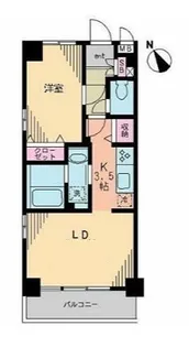 リヴェール三軒茶屋【4階】の間取り