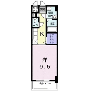 シトラスフィールド六町【3階】の間取り