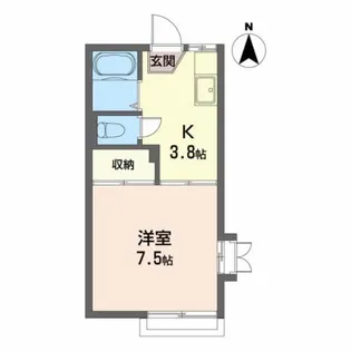 リッチフィールド都南【1階】の間取り