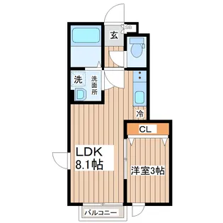 【新築】Casa Tela (カーサ テラ)【1階】の間取り