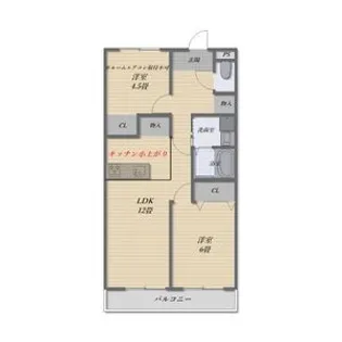 ドムスシマ【3階】の間取り