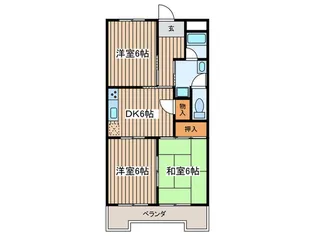 グランデール桜【2階】の間取り
