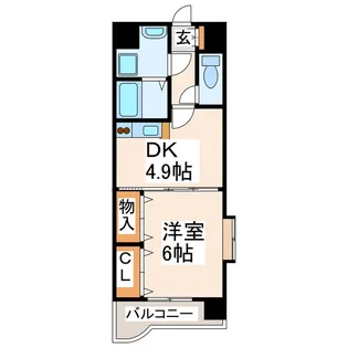 レルベ保田窪【4階】の間取り