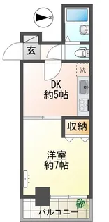 ライオンズマンション元住吉第二【1階】の間取り