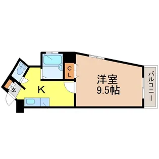 愛知県名古屋市熱田区沢上1【マンション】の間取り