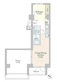 taliesin CY【8階】の間取り