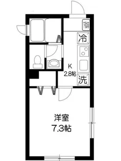エミネンス千早【2階】の間取り