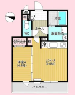 メゾンセリジエ【1階】の間取り