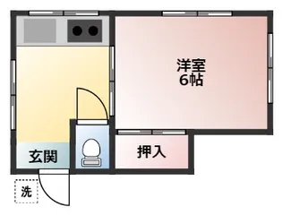 かえで荘【2階】の間取り