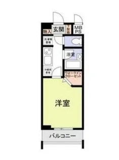 ヴィラロクロー【1階】の間取り