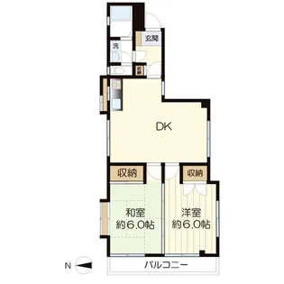 リパブリックII【2階】の間取り