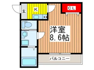 CREST【3階】の間取り