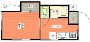 コーポ中村【1階】の間取り