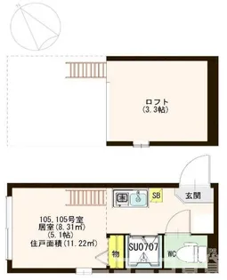 ハーモニーテラス南長崎IV【2階】の間取り