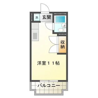 ティアラ桜橋【2階】の間取り
