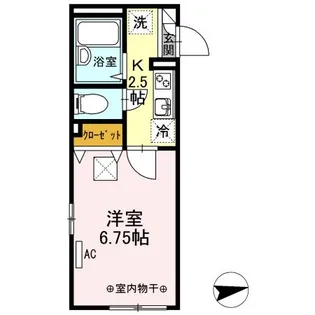 フローラ・フジタ【1階】の間取り