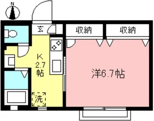パークアネックスII【1階】の間取り
