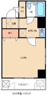 グリーンキャピタル本町【3階】の間取り
