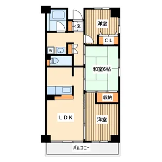 アルデール日吉【1階】の間取り