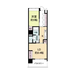 グランパーク天神【14階】の間取り