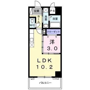 サンリット CHOU【2階】の間取り