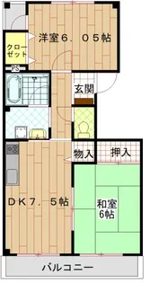 コムフォート・K【2階】の間取り
