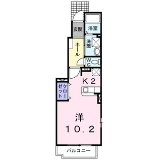 カルムメゾン【1階】の間取り