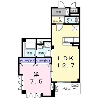 アニメートグレイス【3階】の間取り