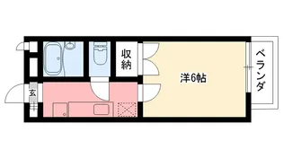 カサフィオーレ【1階】の間取り