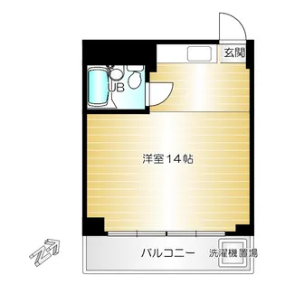 水入マンション【3階】の間取り