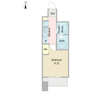 ランドシー亀戸【5階】の間取り