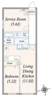 GRAN PASEO大井町【3階】の間取り