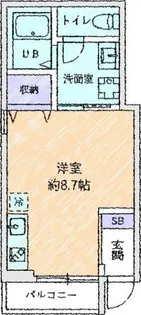 シーンプラス小田急相模原NORTH【2階】の間取り