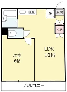カーサ中村【4階】の間取り