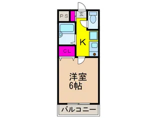 アビテ八幡【2階】の間取り