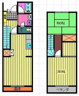 第5錦フルーツコーポ【1階】の間取り
