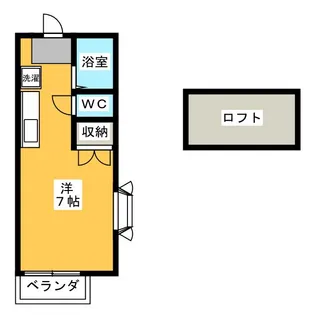ティーエムズ香坂【1階】の間取り