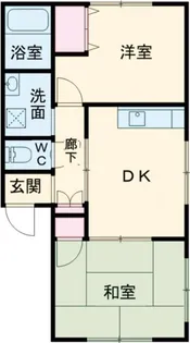 グリーンリーフII【2階】の間取り