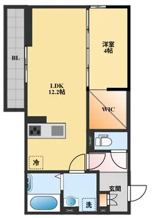福田treasure【2階】の間取り