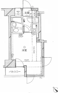 クリオ阪東橋壱番館【11階】の間取り