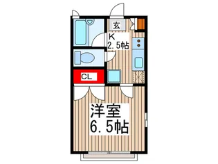 キャバンクラブ【1階】の間取り