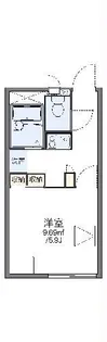 レオパレスサンヒダカ【1階】の間取り