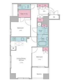 レジディア文京千石II【4階】の間取り