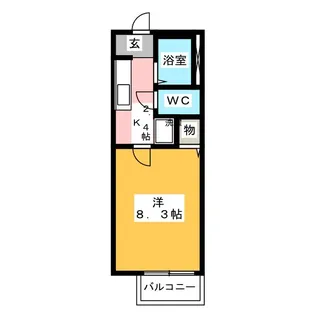 すちゅうでんとはうす【1階】の間取り