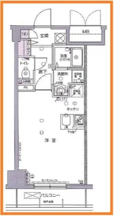 FORTIS水天宮前【2階】の間取り